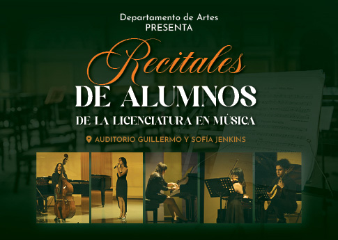 La Dirección de Actividades Culturales invita a los recitales de la Licenciatura en Música.